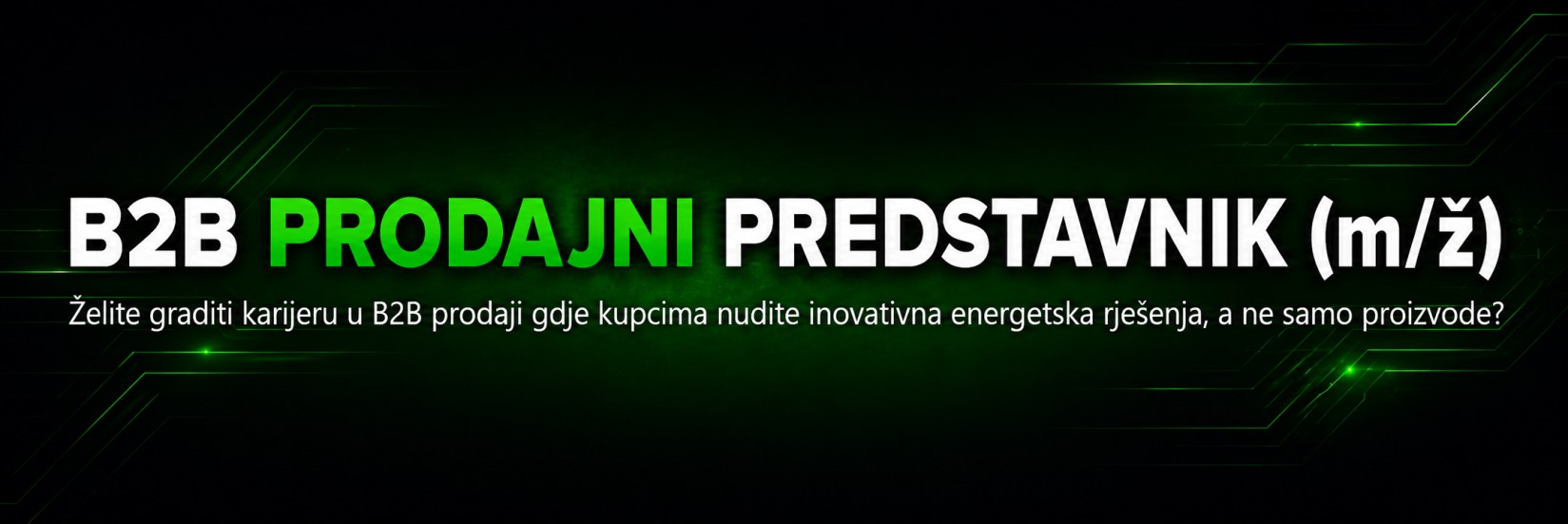 B2B PRODAJNI PREDSTAVNIK (m/ž)
